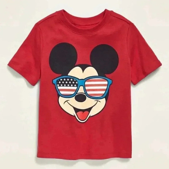 Old Navy Other - SOLD Disney Mickey Mouse Americana Graphic Tee for Toddler Boys
